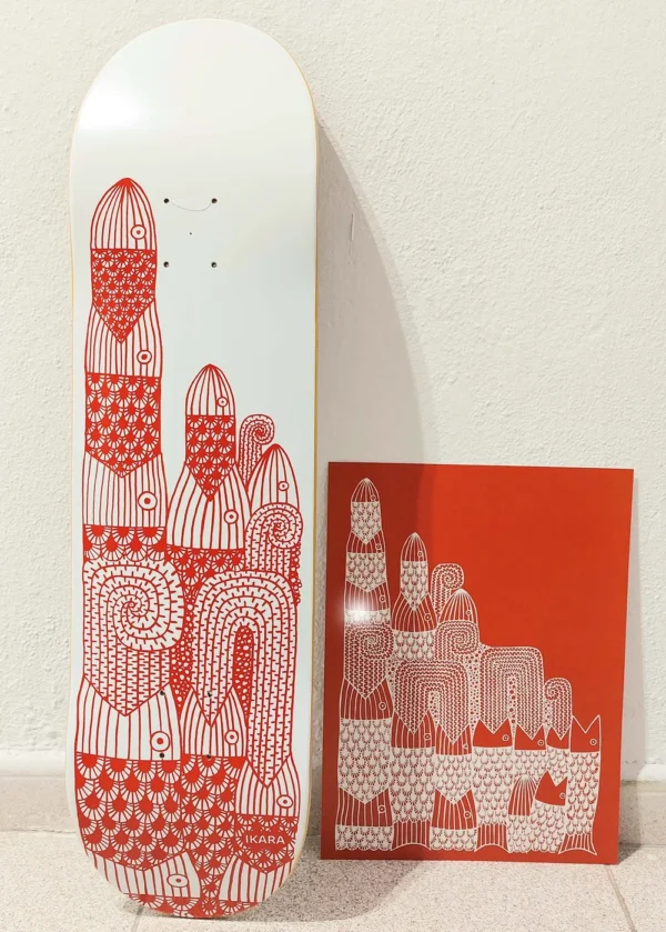FISH BOWL , IKARA SKATES DECK + PRINT - Imagen 5
