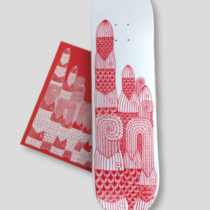 FISH BOWL , IKARA SKATES DECK + PRINT