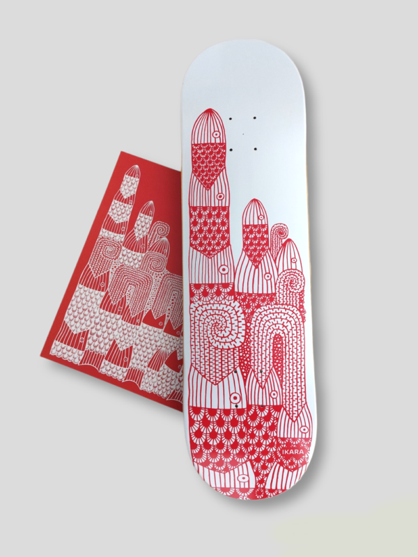 FISH BOWL , IKARA SKATES DECK + PRINT