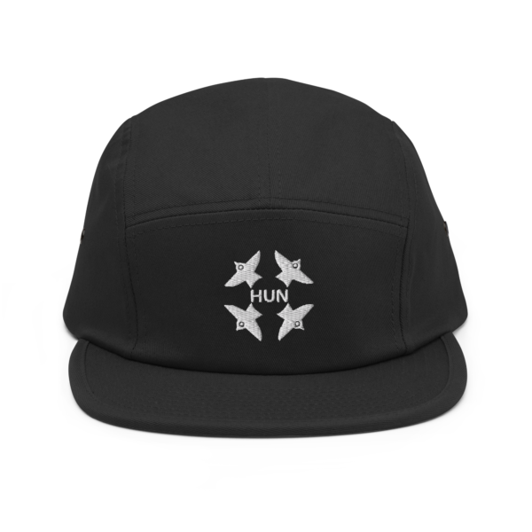 Gorra de cinco paneles negro - Imagen 2