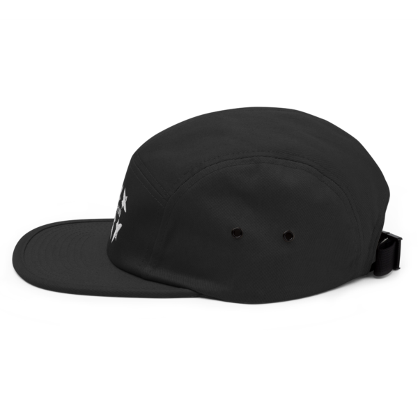 Gorra de cinco paneles negro - Imagen 3