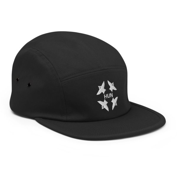Gorra de cinco paneles negro - Imagen 5